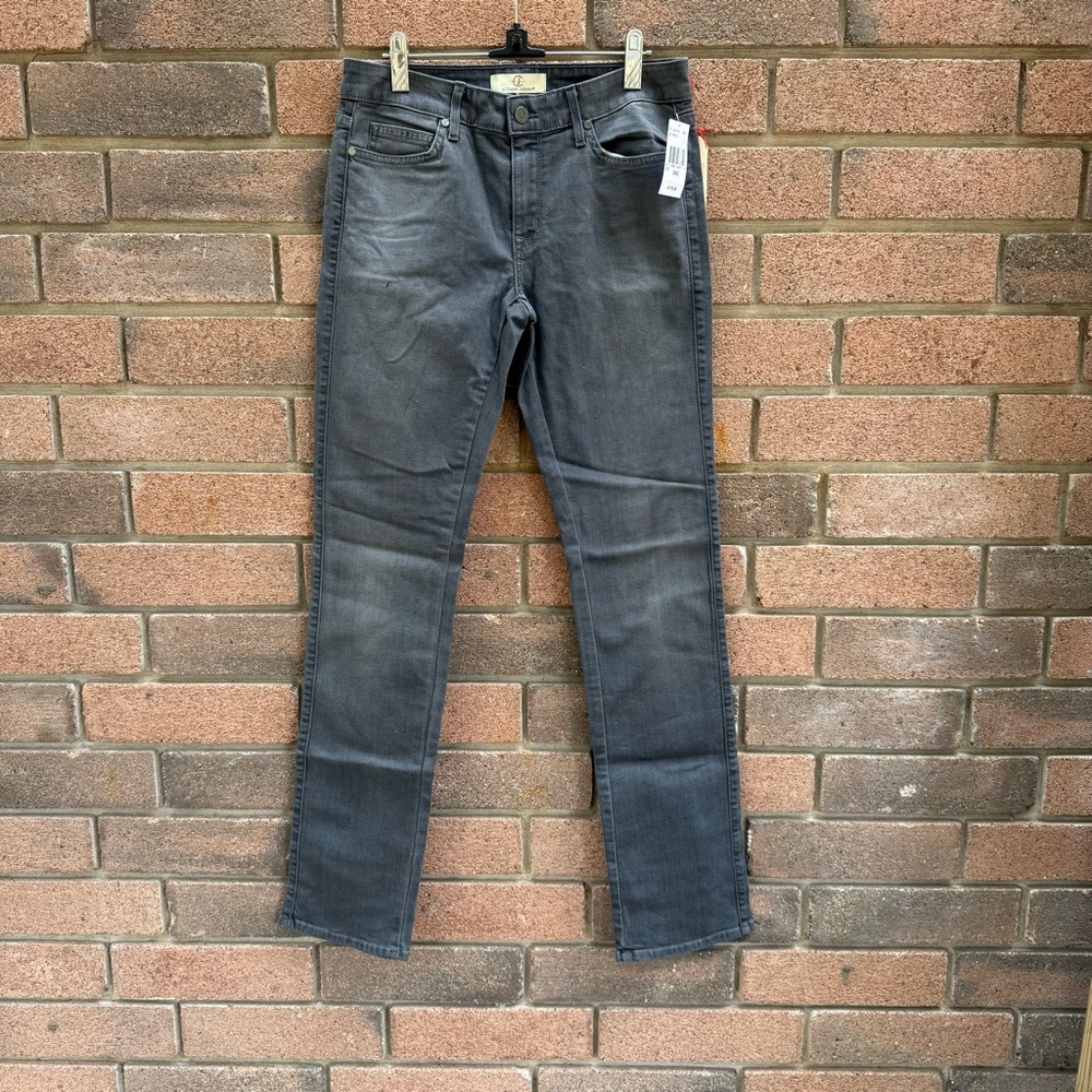 Cj By Cookie Johnson Charcoal Faith Straight Leg Women's Jeans Size 28 and 29